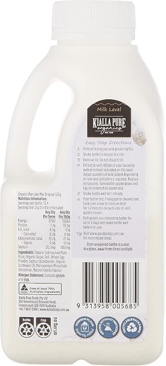 Organic Pancake Mix Original 325G