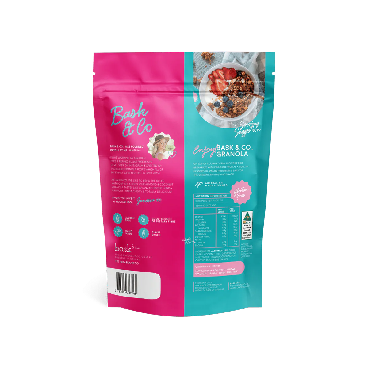 Almond & Coconut Gluten Free Granola 250g
