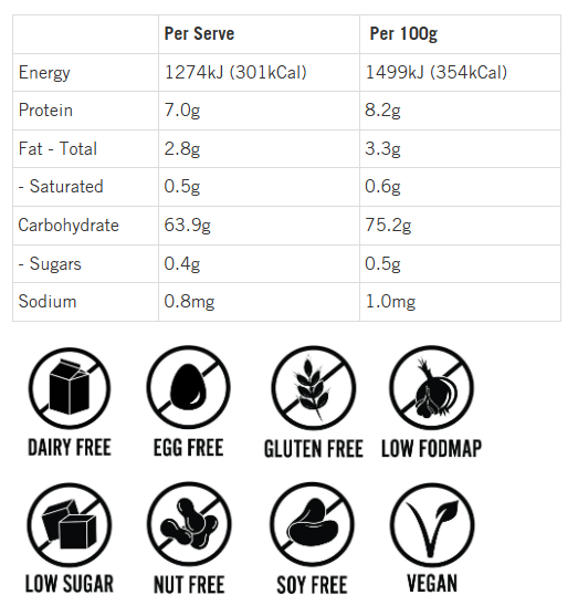 Gluten Free Brown Rice Penne Pasta 500g