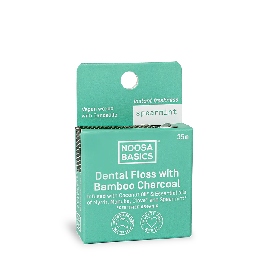 Bamboo Charcoal Dental Floss - Spearmint