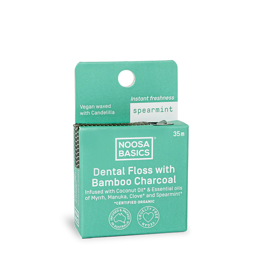 Bamboo Charcoal Dental Floss - Spearmint