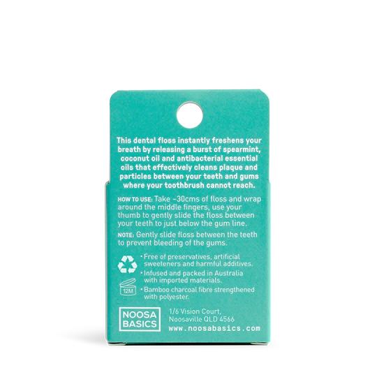 Bamboo Charcoal Dental Floss - Spearmint