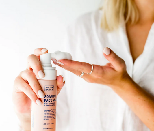 Foaming Face Wash With Rosewater & Sea Buckthorn