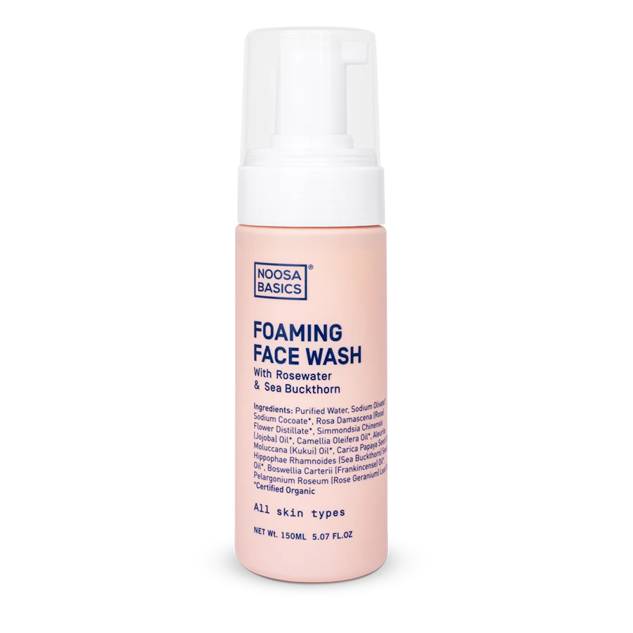 Foaming Face Wash With Rosewater & Sea Buckthorn