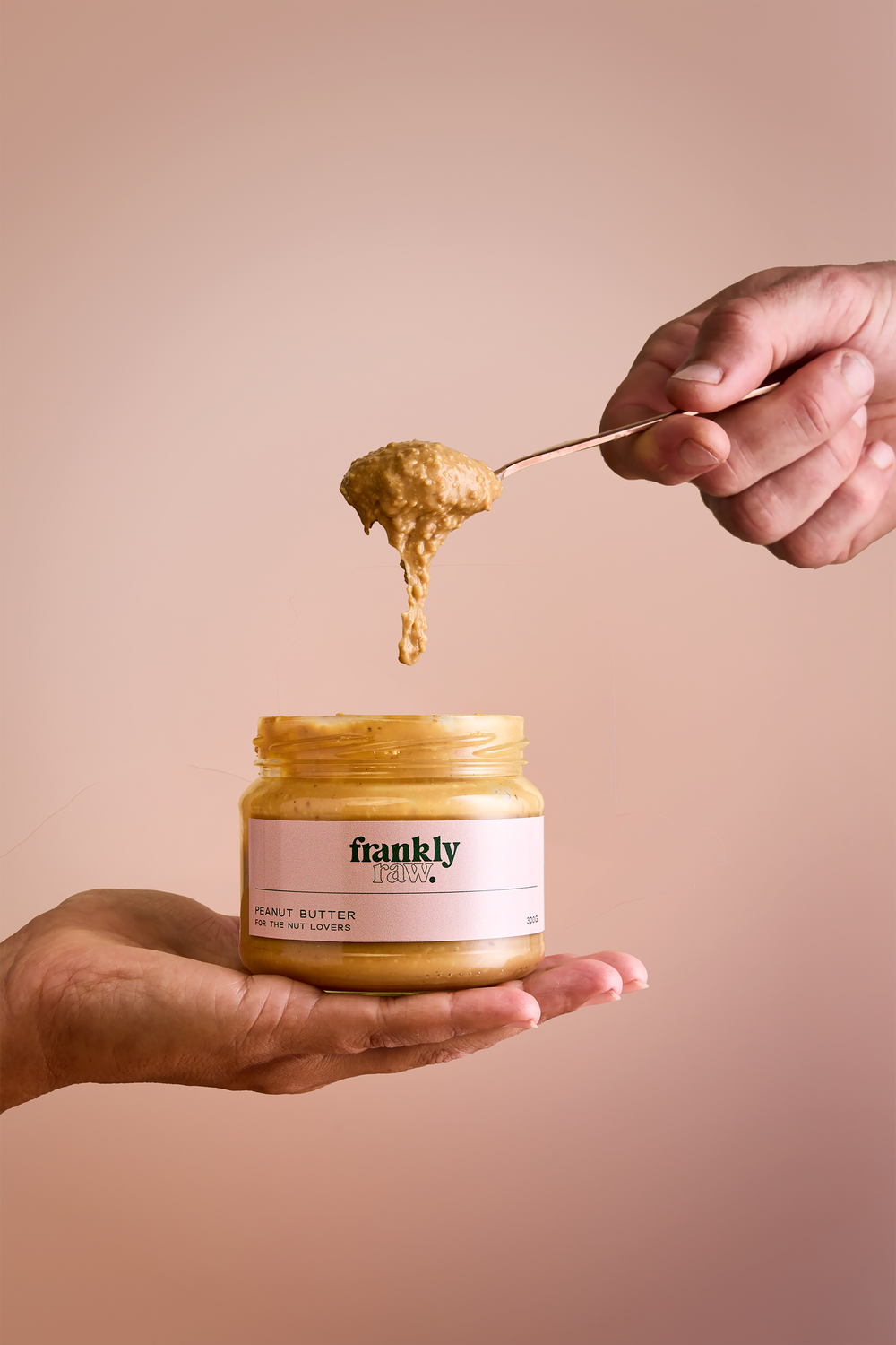 Frankly Raw Natural Peanut Butter 300g