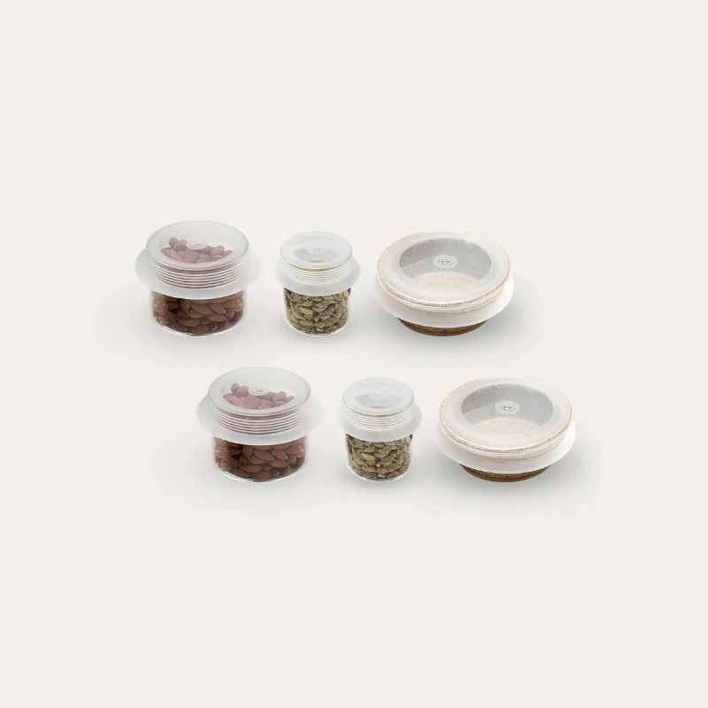 Reusable Stretch Lids Set of 6 - Small