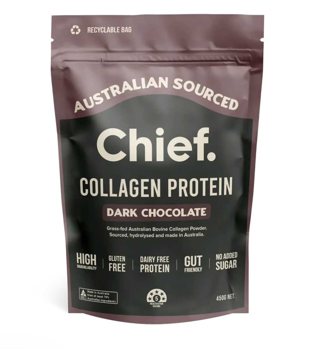 Grass-fed Collagen Protein Powder - Dark Chocolate (30 serves)