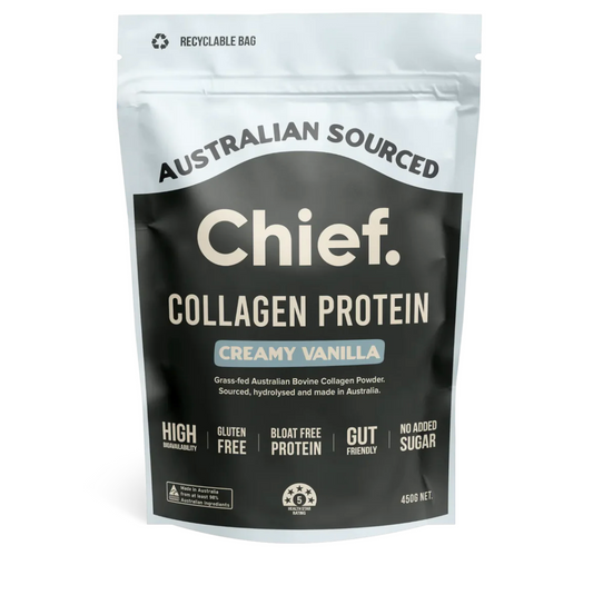 Grass-fed Collagen Protein Powder - Creamy Vanilla (30 serves)