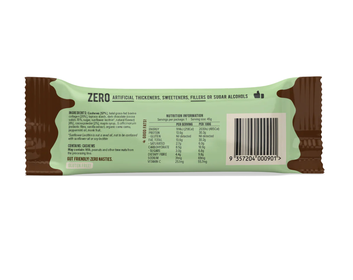 Collagen Protein Bar - Choc Mint