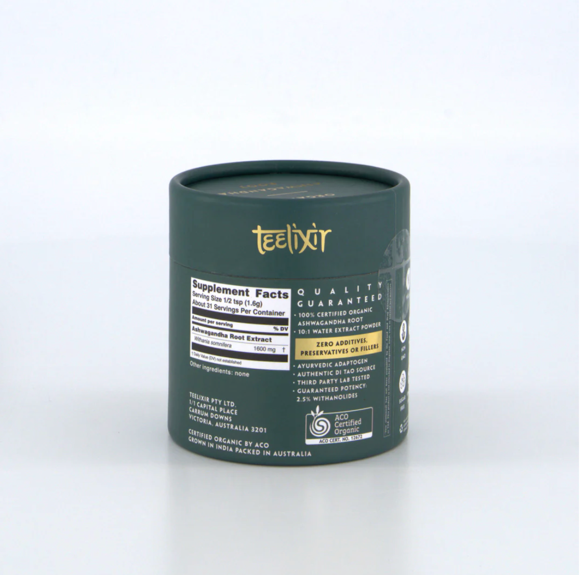 Organic Ashwagandha Root Powder 50g