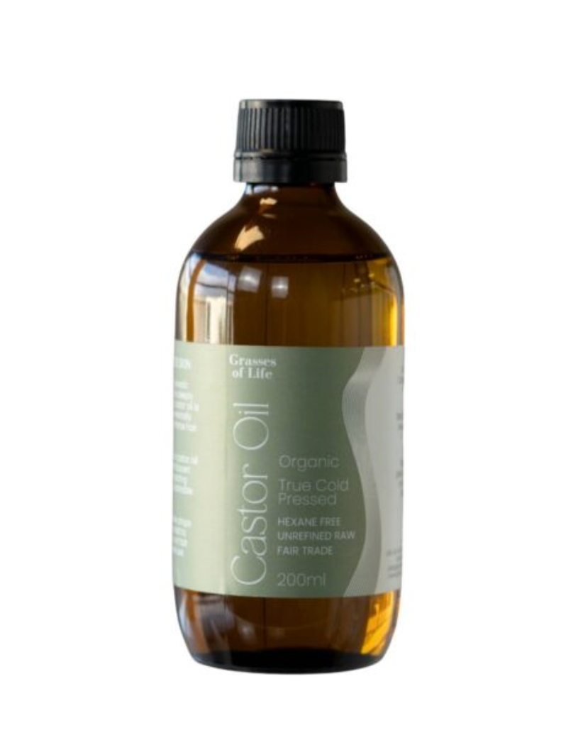 Certified Organic Castor Oil 200ml