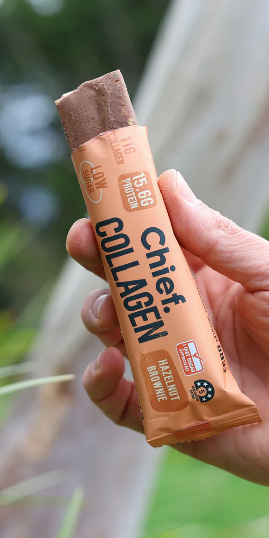 Collagen Protein Hazelnut Brownie Bar
