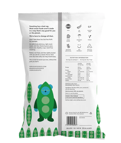 Pea Puffs Multipack Sea Salt 5x15g