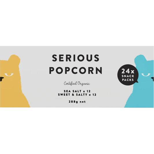 Popcorn Snackpack - Sea Salt + Sweet & Salty 24 x 12g