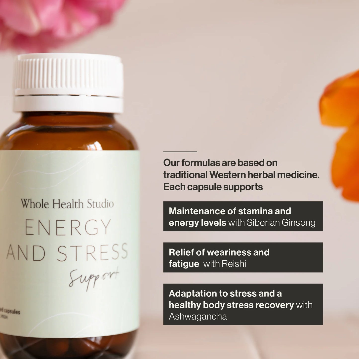 Energy and Stress Support (60 Capsules)
