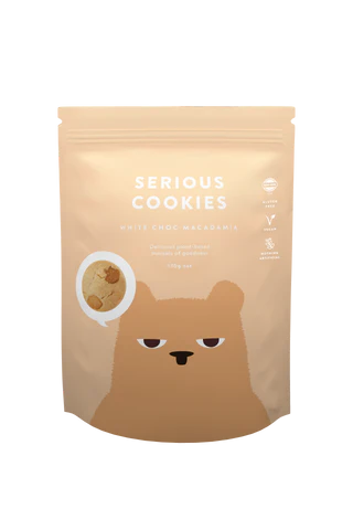 White Choc Macadamia Cookies 170g