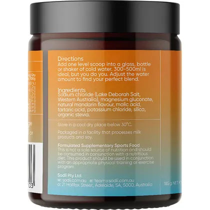Salty Mandarin Hydration Salts (30 Serves)