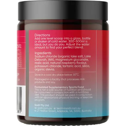 Salty Raspberry Hydration Salts (30 Serves)