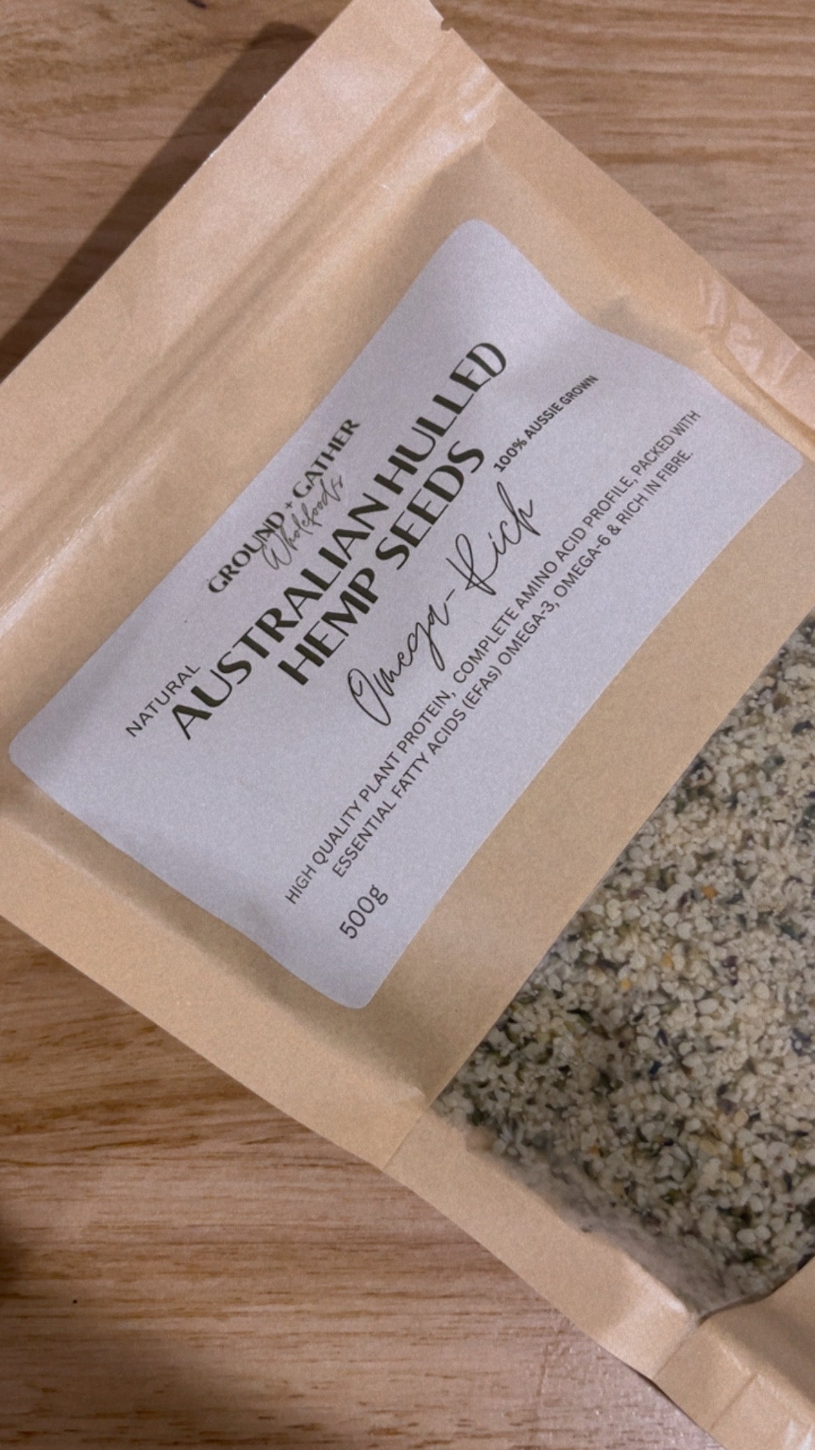 Australian Hulled Hemp Seeds