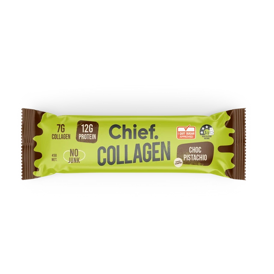 Collagen Protein Bars - Choc Pistachio