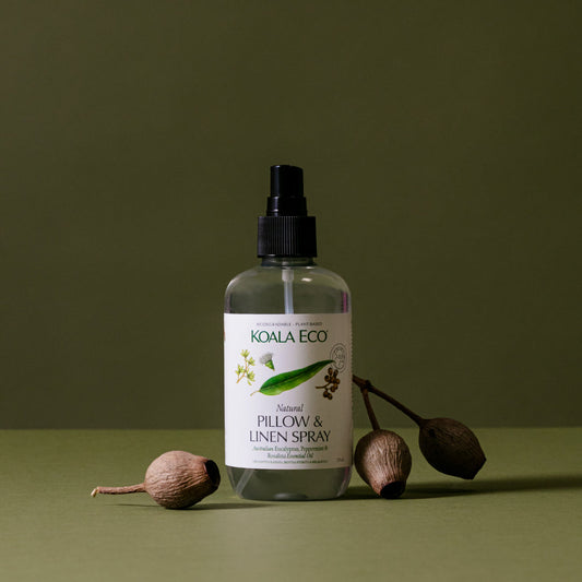 Eucalyptus, Peppermint, Rosalina Essential Oil - Pillow & Linen Spray - Koala Eco