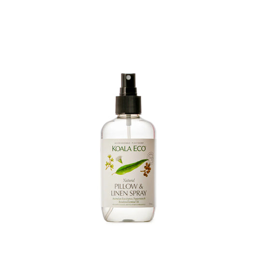 Eucalyptus, Peppermint, Rosalina Essential Oil - Pillow & Linen Spray - Koala Eco