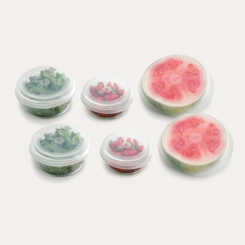 Reusable Stretch Lids Set of 6 - Small
