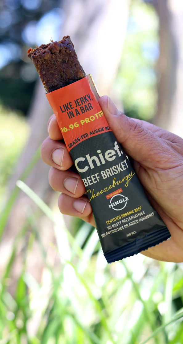 Organic Beef Bars - Cheezeburger