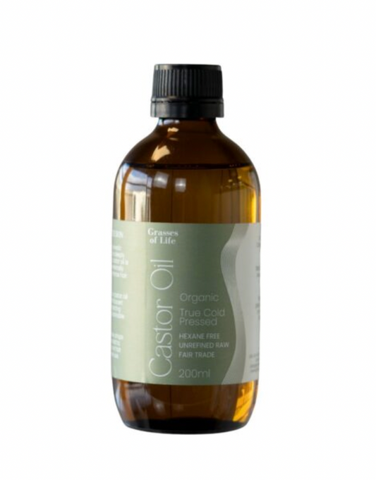 Certified Organic Castor Oil 200ml