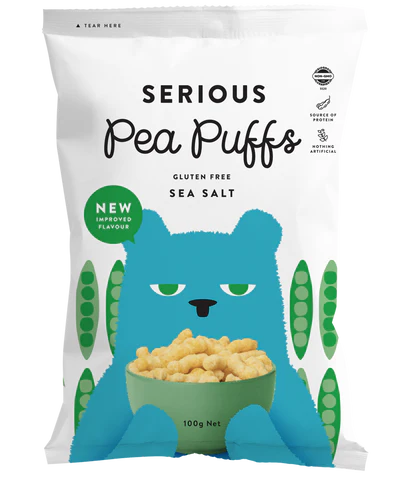 Pea Puffs - Sea Salt 100g
