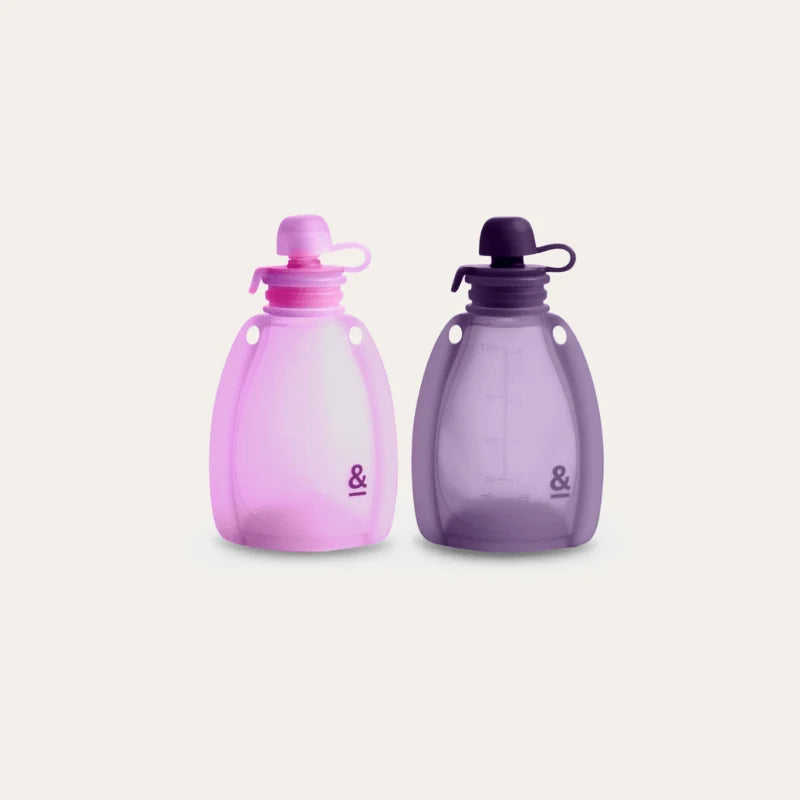 Reusable Yoghurt Pouches - Plum